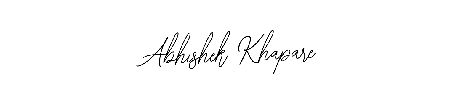 Use a signature maker to create a handwritten signature online. With this signature software, you can design (Bearetta-2O07w) your own signature for name Abhishek Khapare. Abhishek Khapare signature style 12 images and pictures png