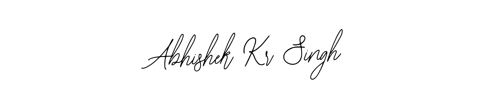 Also we have Abhishek Kr Singh name is the best signature style. Create professional handwritten signature collection using Bearetta-2O07w autograph style. Abhishek Kr Singh signature style 12 images and pictures png