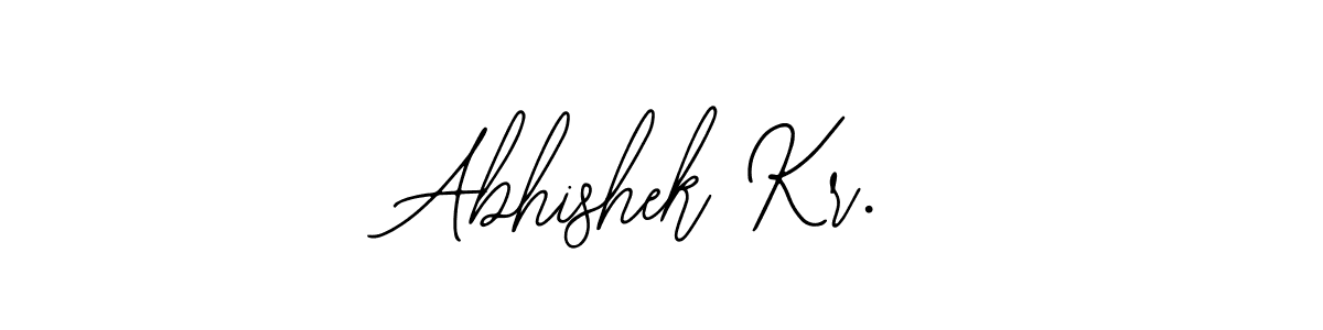 if you are searching for the best signature style for your name Abhishek Kr.. so please give up your signature search. here we have designed multiple signature styles  using Bearetta-2O07w. Abhishek Kr. signature style 12 images and pictures png