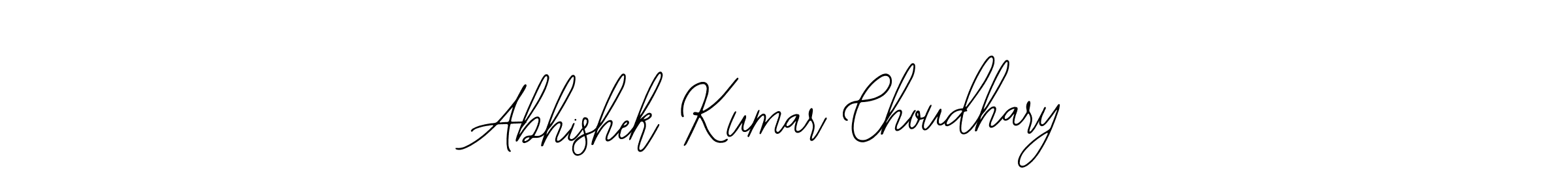 Design your own signature with our free online signature maker. With this signature software, you can create a handwritten (Bearetta-2O07w) signature for name Abhishek Kumar Choudhary. Abhishek Kumar Choudhary signature style 12 images and pictures png