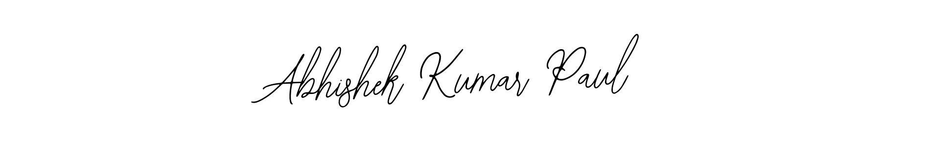 Use a signature maker to create a handwritten signature online. With this signature software, you can design (Bearetta-2O07w) your own signature for name Abhishek Kumar Paul. Abhishek Kumar Paul signature style 12 images and pictures png