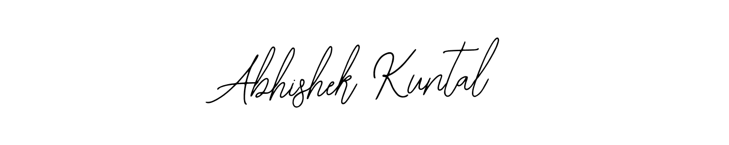Design your own signature with our free online signature maker. With this signature software, you can create a handwritten (Bearetta-2O07w) signature for name Abhishek Kuntal. Abhishek Kuntal signature style 12 images and pictures png