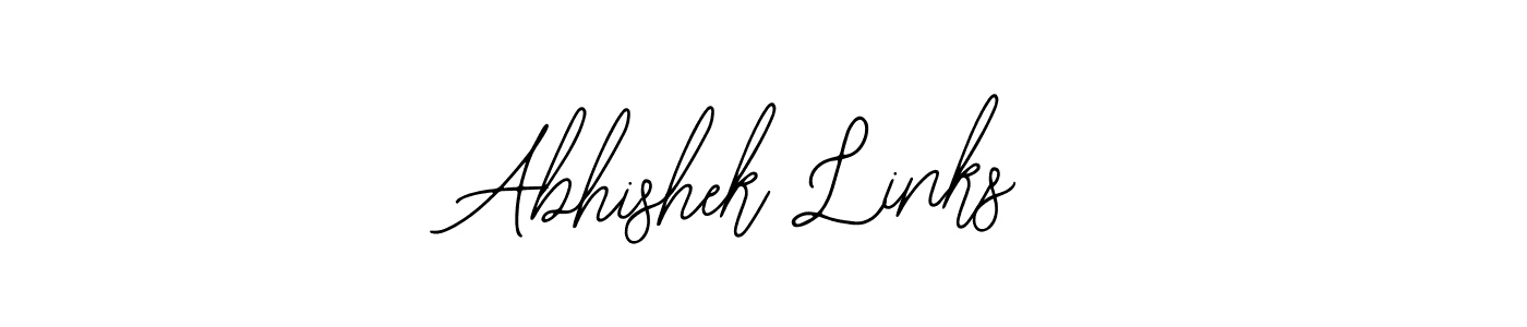 Also You can easily find your signature by using the search form. We will create Abhishek Links name handwritten signature images for you free of cost using Bearetta-2O07w sign style. Abhishek Links signature style 12 images and pictures png