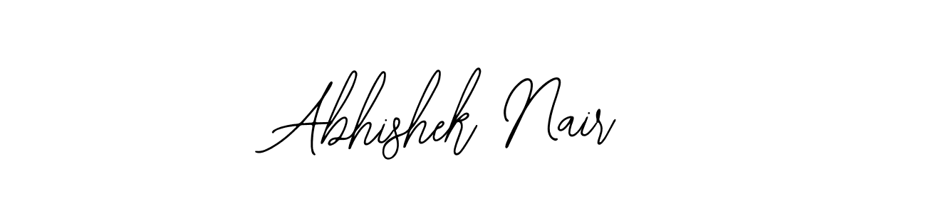 How to Draw Abhishek Nair signature style? Bearetta-2O07w is a latest design signature styles for name Abhishek Nair. Abhishek Nair signature style 12 images and pictures png