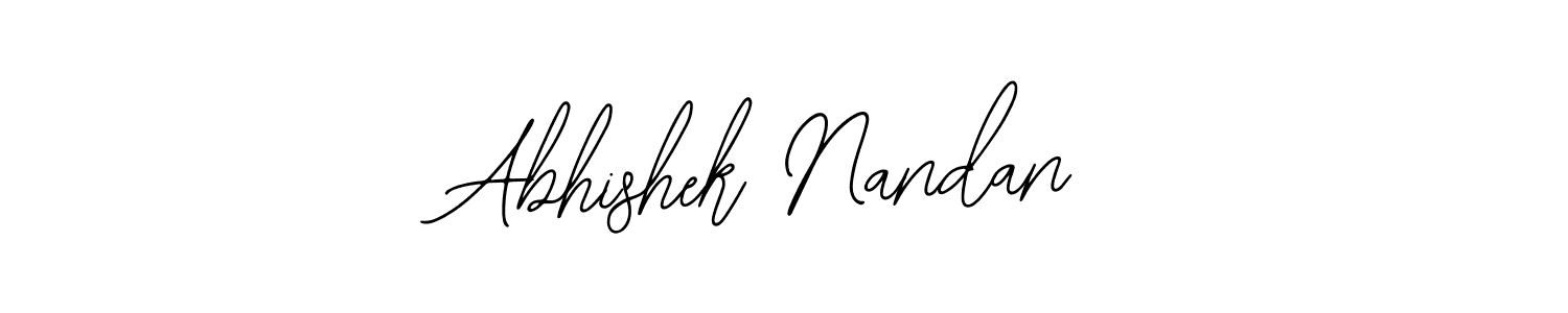You can use this online signature creator to create a handwritten signature for the name Abhishek Nandan. This is the best online autograph maker. Abhishek Nandan signature style 12 images and pictures png