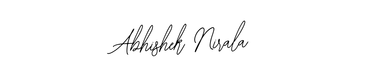This is the best signature style for the Abhishek Nirala name. Also you like these signature font (Bearetta-2O07w). Mix name signature. Abhishek Nirala signature style 12 images and pictures png