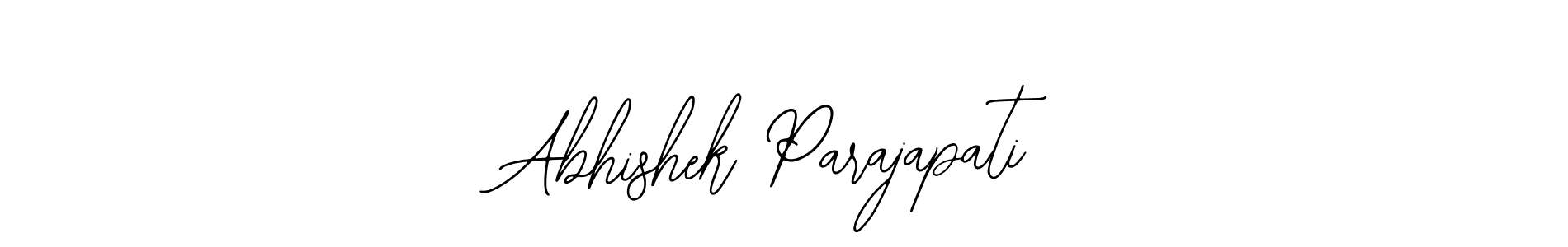 The best way (Bearetta-2O07w) to make a short signature is to pick only two or three words in your name. The name Abhishek Parajapati include a total of six letters. For converting this name. Abhishek Parajapati signature style 12 images and pictures png