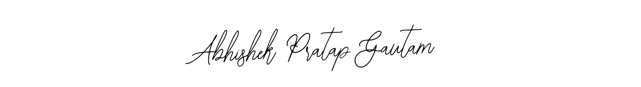Design your own signature with our free online signature maker. With this signature software, you can create a handwritten (Bearetta-2O07w) signature for name Abhishek Pratap Gautam. Abhishek Pratap Gautam signature style 12 images and pictures png