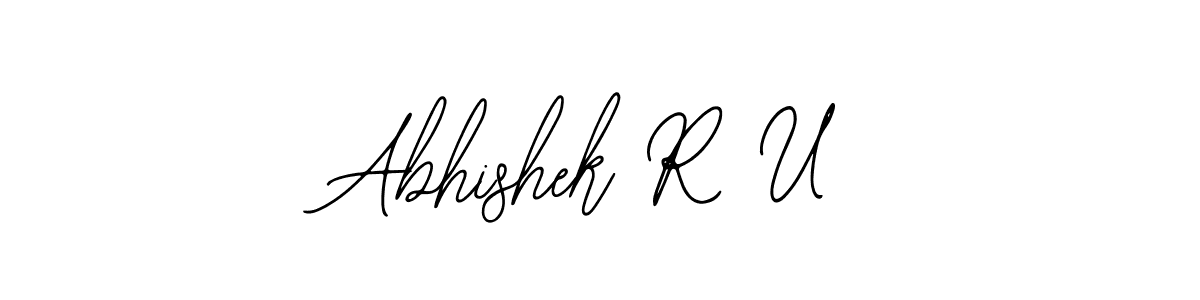 How to Draw Abhishek R U signature style? Bearetta-2O07w is a latest design signature styles for name Abhishek R U. Abhishek R U signature style 12 images and pictures png