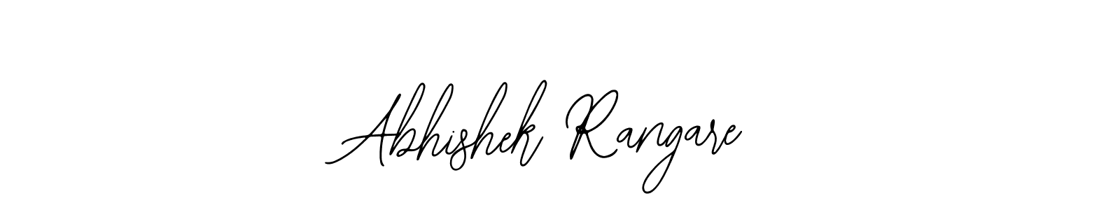 Design your own signature with our free online signature maker. With this signature software, you can create a handwritten (Bearetta-2O07w) signature for name Abhishek Rangare. Abhishek Rangare signature style 12 images and pictures png