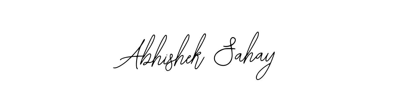 Also You can easily find your signature by using the search form. We will create Abhishek Sahay name handwritten signature images for you free of cost using Bearetta-2O07w sign style. Abhishek Sahay signature style 12 images and pictures png