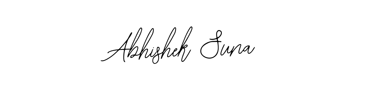 Design your own signature with our free online signature maker. With this signature software, you can create a handwritten (Bearetta-2O07w) signature for name Abhishek Suna. Abhishek Suna signature style 12 images and pictures png