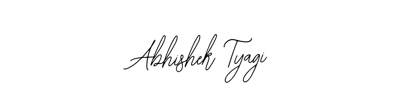 Design your own signature with our free online signature maker. With this signature software, you can create a handwritten (Bearetta-2O07w) signature for name Abhishek Tyagi. Abhishek Tyagi signature style 12 images and pictures png