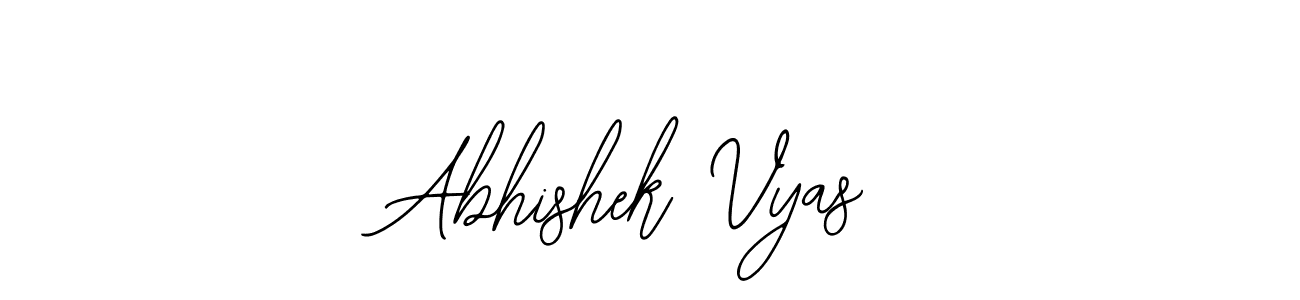 How to make Abhishek Vyas signature? Bearetta-2O07w is a professional autograph style. Create handwritten signature for Abhishek Vyas name. Abhishek Vyas signature style 12 images and pictures png