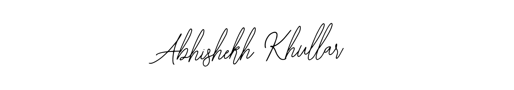 Create a beautiful signature design for name Abhishekh Khullar. With this signature (Bearetta-2O07w) fonts, you can make a handwritten signature for free. Abhishekh Khullar signature style 12 images and pictures png