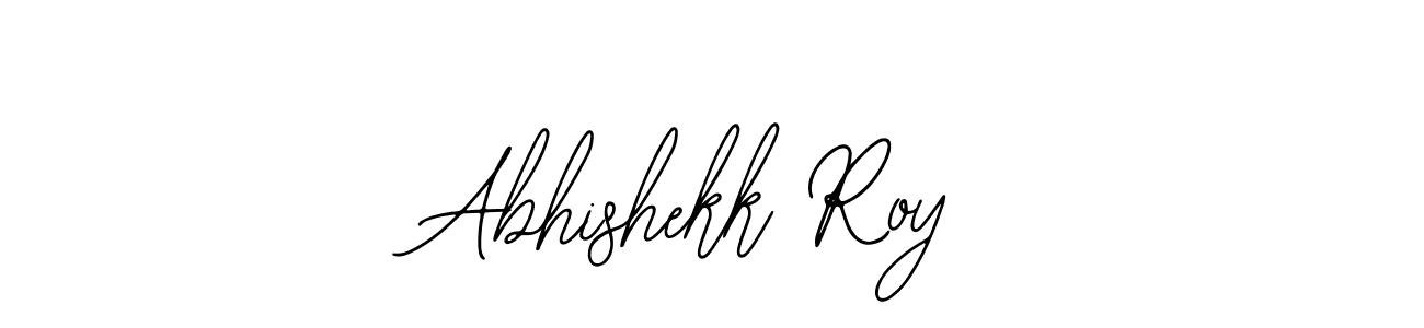Abhishekk Roy stylish signature style. Best Handwritten Sign (Bearetta-2O07w) for my name. Handwritten Signature Collection Ideas for my name Abhishekk Roy. Abhishekk Roy signature style 12 images and pictures png