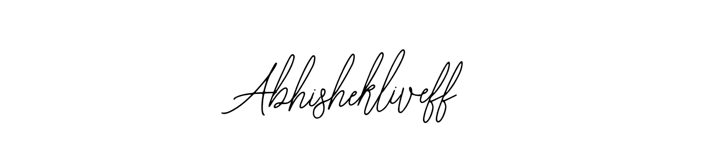 if you are searching for the best signature style for your name Abhishekliveff. so please give up your signature search. here we have designed multiple signature styles  using Bearetta-2O07w. Abhishekliveff signature style 12 images and pictures png