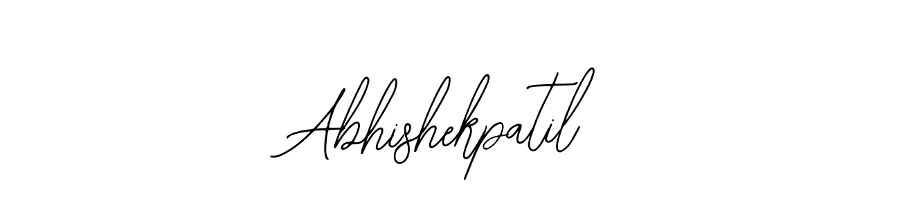 Also we have Abhishekpatil name is the best signature style. Create professional handwritten signature collection using Bearetta-2O07w autograph style. Abhishekpatil signature style 12 images and pictures png