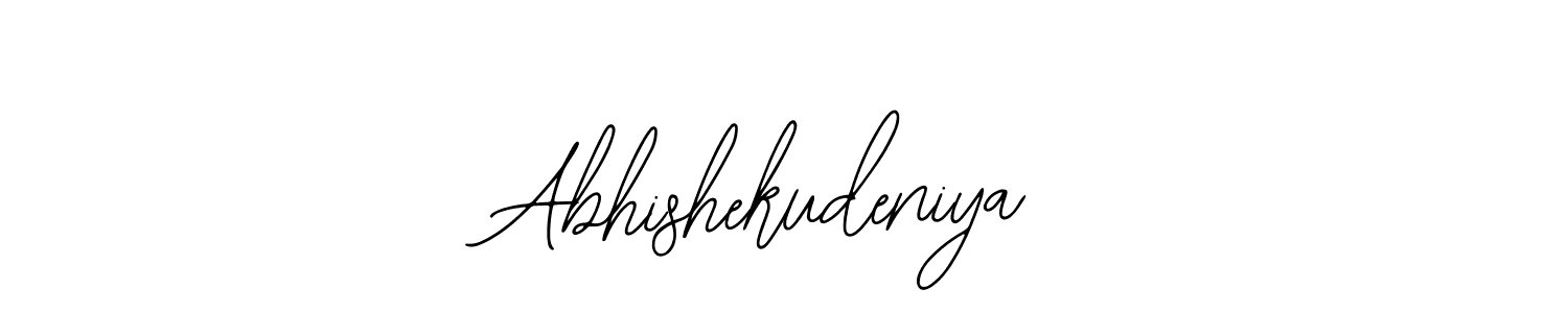 Design your own signature with our free online signature maker. With this signature software, you can create a handwritten (Bearetta-2O07w) signature for name Abhishekudeniya. Abhishekudeniya signature style 12 images and pictures png