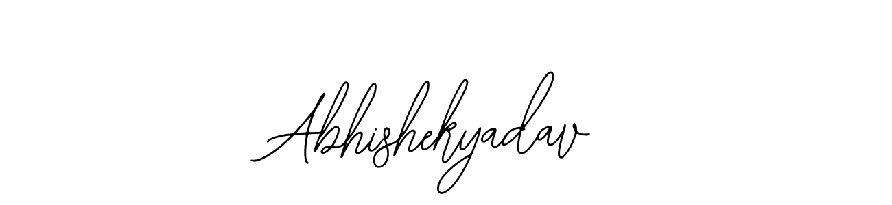 The best way (Bearetta-2O07w) to make a short signature is to pick only two or three words in your name. The name Abhishekyadav include a total of six letters. For converting this name. Abhishekyadav signature style 12 images and pictures png