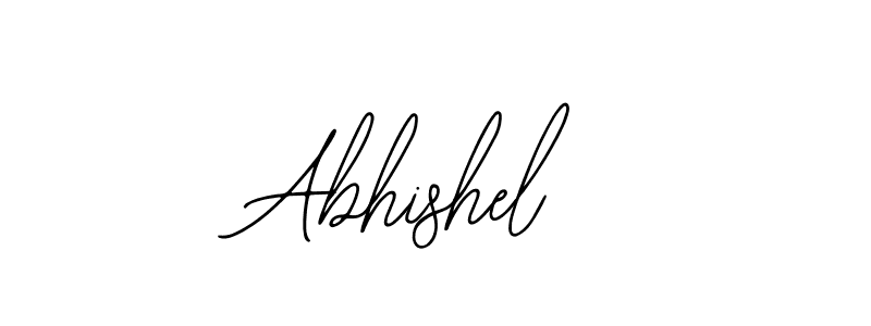 Use a signature maker to create a handwritten signature online. With this signature software, you can design (Bearetta-2O07w) your own signature for name Abhishel. Abhishel signature style 12 images and pictures png
