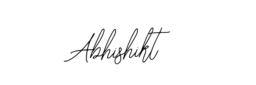 Use a signature maker to create a handwritten signature online. With this signature software, you can design (Bearetta-2O07w) your own signature for name Abhishikt. Abhishikt signature style 12 images and pictures png