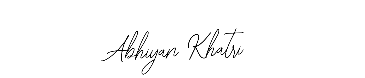 Similarly Bearetta-2O07w is the best handwritten signature design. Signature creator online .You can use it as an online autograph creator for name Abhiyan Khatri. Abhiyan Khatri signature style 12 images and pictures png