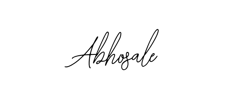 Design your own signature with our free online signature maker. With this signature software, you can create a handwritten (Bearetta-2O07w) signature for name Abhosale. Abhosale signature style 12 images and pictures png