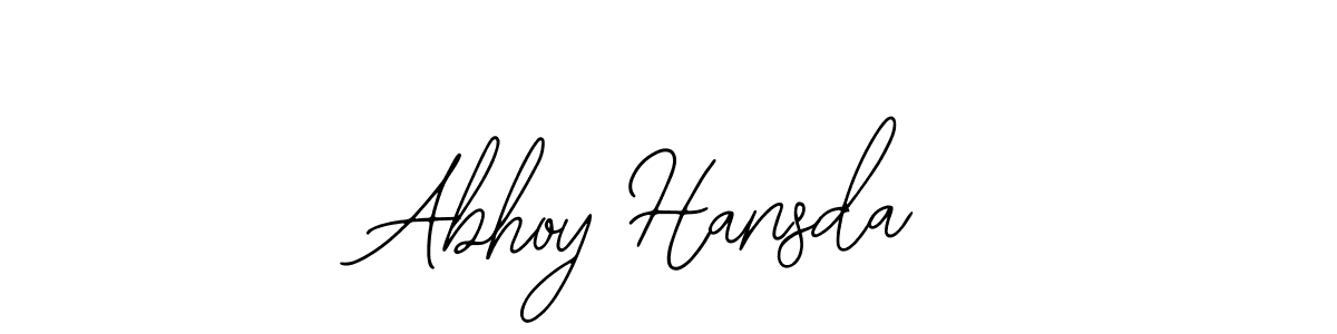 It looks lik you need a new signature style for name Abhoy Hansda. Design unique handwritten (Bearetta-2O07w) signature with our free signature maker in just a few clicks. Abhoy Hansda signature style 12 images and pictures png