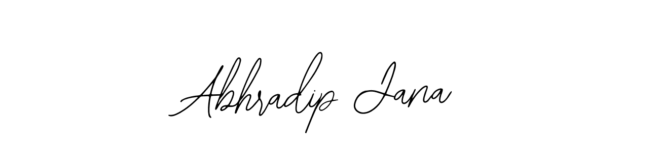 Design your own signature with our free online signature maker. With this signature software, you can create a handwritten (Bearetta-2O07w) signature for name Abhradip Jana. Abhradip Jana signature style 12 images and pictures png