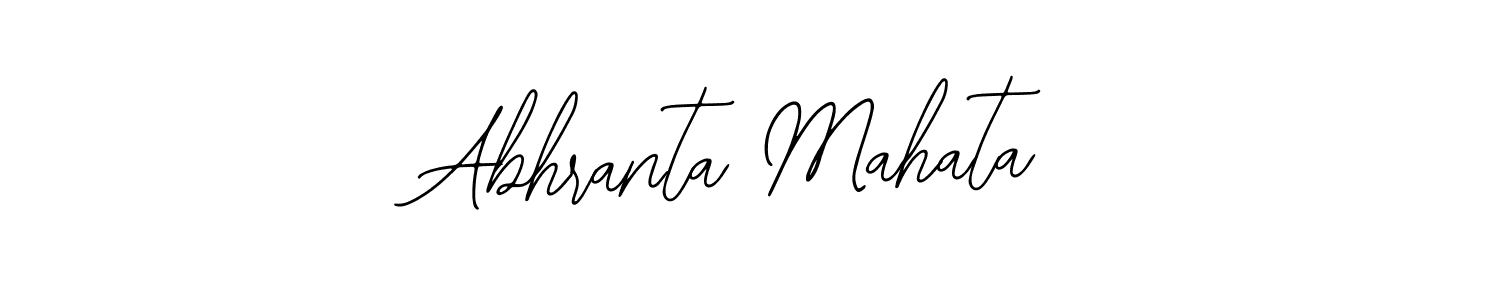 Design your own signature with our free online signature maker. With this signature software, you can create a handwritten (Bearetta-2O07w) signature for name Abhranta Mahata. Abhranta Mahata signature style 12 images and pictures png