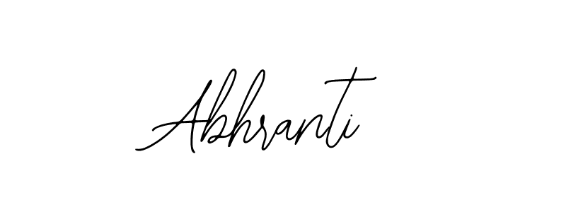 Design your own signature with our free online signature maker. With this signature software, you can create a handwritten (Bearetta-2O07w) signature for name Abhranti. Abhranti signature style 12 images and pictures png