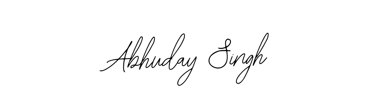 Make a beautiful signature design for name Abhuday Singh. With this signature (Bearetta-2O07w) style, you can create a handwritten signature for free. Abhuday Singh signature style 12 images and pictures png