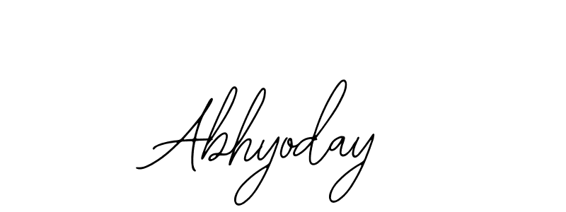 You can use this online signature creator to create a handwritten signature for the name Abhyoday. This is the best online autograph maker. Abhyoday signature style 12 images and pictures png