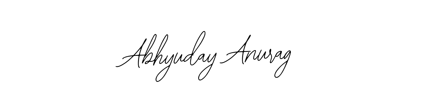 Create a beautiful signature design for name Abhyuday Anurag. With this signature (Bearetta-2O07w) fonts, you can make a handwritten signature for free. Abhyuday Anurag signature style 12 images and pictures png