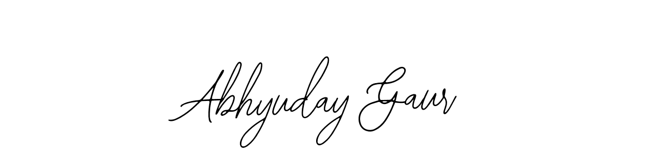 Abhyuday Gaur stylish signature style. Best Handwritten Sign (Bearetta-2O07w) for my name. Handwritten Signature Collection Ideas for my name Abhyuday Gaur. Abhyuday Gaur signature style 12 images and pictures png