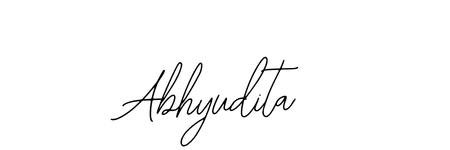 Also You can easily find your signature by using the search form. We will create Abhyudita name handwritten signature images for you free of cost using Bearetta-2O07w sign style. Abhyudita signature style 12 images and pictures png