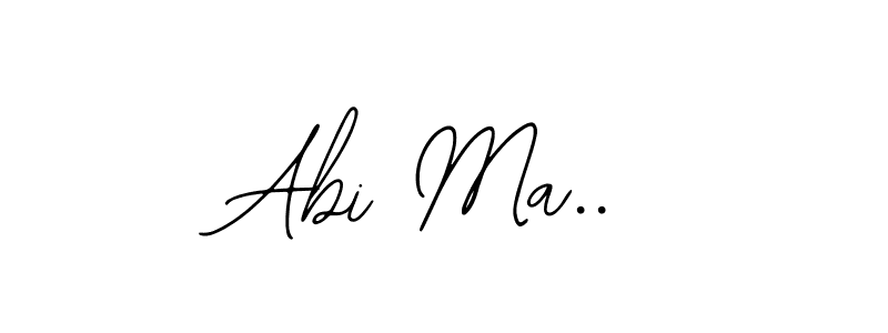 You can use this online signature creator to create a handwritten signature for the name Abi Ma... This is the best online autograph maker. Abi Ma.. signature style 12 images and pictures png