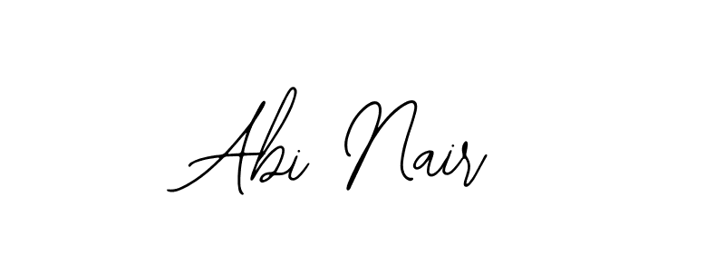 Similarly Bearetta-2O07w is the best handwritten signature design. Signature creator online .You can use it as an online autograph creator for name Abi Nair. Abi Nair signature style 12 images and pictures png