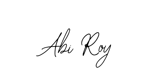 You should practise on your own different ways (Bearetta-2O07w) to write your name (Abi Roy) in signature. don't let someone else do it for you. Abi Roy signature style 12 images and pictures png