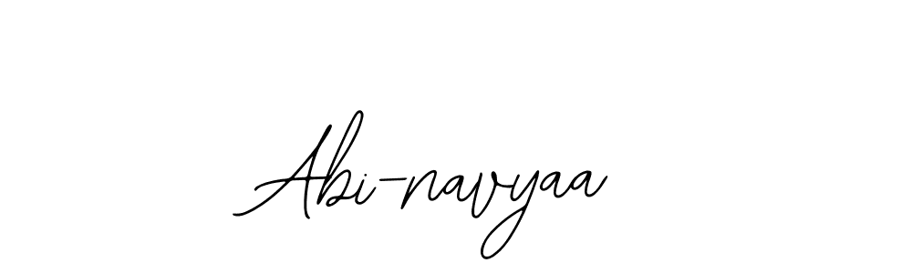 if you are searching for the best signature style for your name Abi-navyaa. so please give up your signature search. here we have designed multiple signature styles  using Bearetta-2O07w. Abi-navyaa signature style 12 images and pictures png
