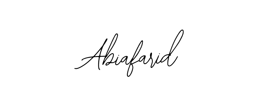 How to make Abiafarid name signature. Use Bearetta-2O07w style for creating short signs online. This is the latest handwritten sign. Abiafarid signature style 12 images and pictures png