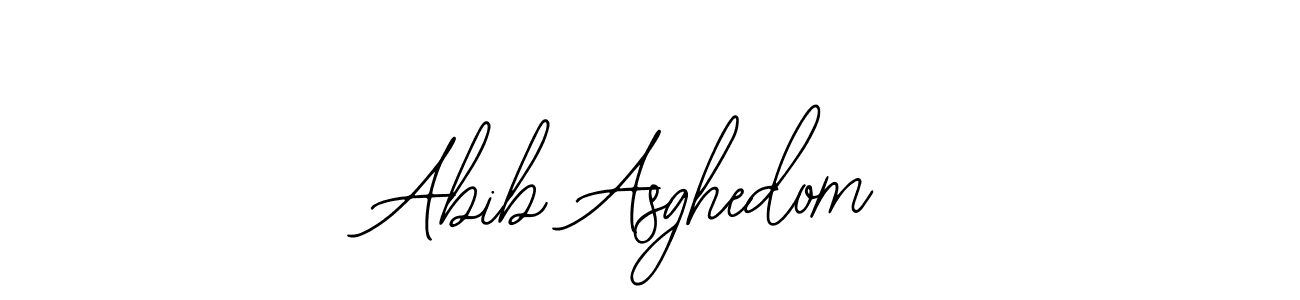 Use a signature maker to create a handwritten signature online. With this signature software, you can design (Bearetta-2O07w) your own signature for name Abib Asghedom. Abib Asghedom signature style 12 images and pictures png