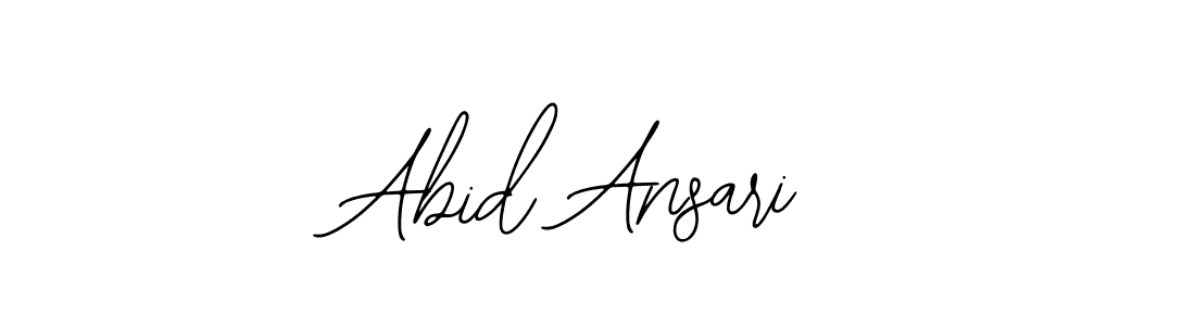 Create a beautiful signature design for name Abid Ansari. With this signature (Bearetta-2O07w) fonts, you can make a handwritten signature for free. Abid Ansari signature style 12 images and pictures png