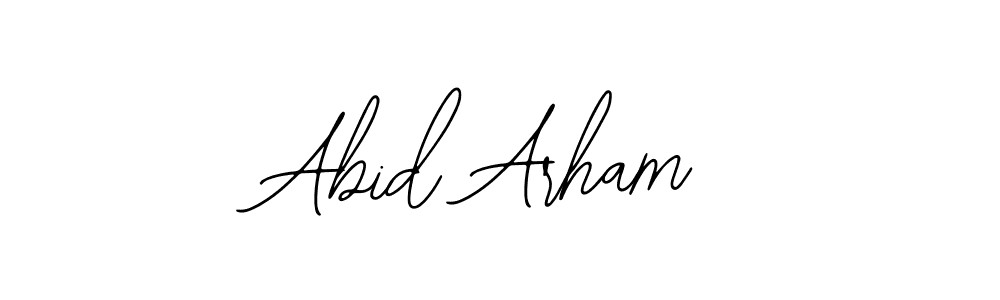 Best and Professional Signature Style for Abid Arham. Bearetta-2O07w Best Signature Style Collection. Abid Arham signature style 12 images and pictures png