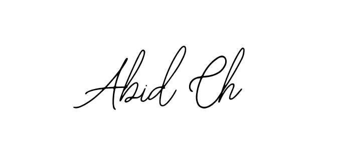 Abid Ch stylish signature style. Best Handwritten Sign (Bearetta-2O07w) for my name. Handwritten Signature Collection Ideas for my name Abid Ch. Abid Ch signature style 12 images and pictures png