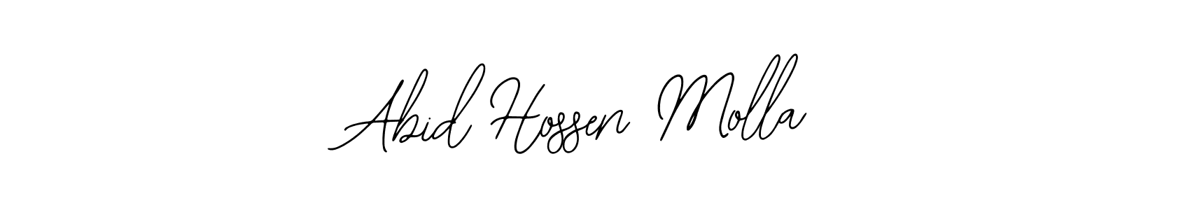 How to make Abid Hossen Molla signature? Bearetta-2O07w is a professional autograph style. Create handwritten signature for Abid Hossen Molla name. Abid Hossen Molla signature style 12 images and pictures png