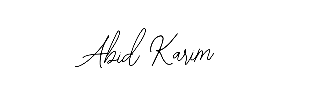 Create a beautiful signature design for name Abid Karim. With this signature (Bearetta-2O07w) fonts, you can make a handwritten signature for free. Abid Karim signature style 12 images and pictures png