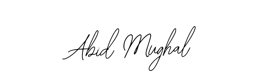 Abid Mughal stylish signature style. Best Handwritten Sign (Bearetta-2O07w) for my name. Handwritten Signature Collection Ideas for my name Abid Mughal. Abid Mughal signature style 12 images and pictures png