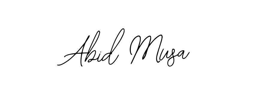 Make a beautiful signature design for name Abid Musa. With this signature (Bearetta-2O07w) style, you can create a handwritten signature for free. Abid Musa signature style 12 images and pictures png